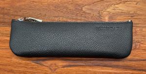 Leder Mäppchen Aris schwarz